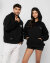 REV ACTIV Hoodie Premium Nobody Knows Im  A Pole Dancer Negra M