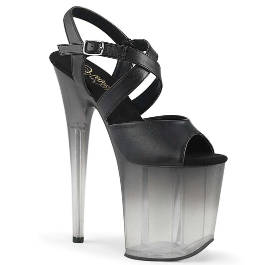 Pleaser Sandalia de Tacón FLAMINGO-822T Negro EU-35 / US-5