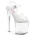 Pleaser NAUGHTY-808 Sandalia de Tacón Plataforma Transparente EU-38 / US-8