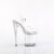 Pleaser NAUGHTY-808 Sandalia de Tacón Plataforma Transparente EU-38 / US-8