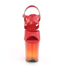 Pleaser Sandalia de Tacón FLAMINGO-822T Rojo EU-35 / US-5
