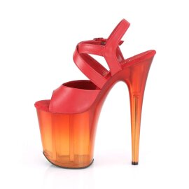 Pleaser Sandalia de Tacón FLAMINGO-822T Rojo EU-35 / US-5