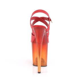 Pleaser Sandalia de Tacón FLAMINGO-822T Rojo EU-35 / US-5