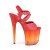 Pleaser Sandalia de Tacón FLAMINGO-822T Rojo EU-35 / US-5