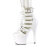 Pleaser ADORE-1013MST Botines de Plataforma de Charol Blanco EU-40 / US-10