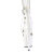 Pleaser ADORE-1013MST Botines de Plataforma de Charol Blanco EU-40 / US-10