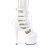 Pleaser ADORE-1013MST Botines de Plataforma de Charol Blanco EU-40 / US-10