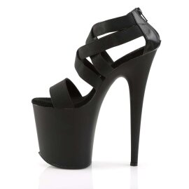Pleaser Sandalia de Tacón FLAMINGO-869 Negro EU-35 / US-5