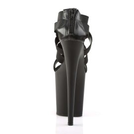 Pleaser Sandalia de Tacón FLAMINGO-869 Negro EU-35 / US-5