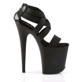 Pleaser Sandalia de Tacón FLAMINGO-869 Negro EU-35 / US-5