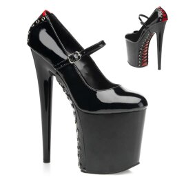 Pleaser Sandalia de Tacón FLAMINGO-887FH Negro...