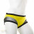 i-Style Pantalones Cortos Chic M amarillo / Negro