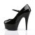 Pleaser Sandalia de Tacón DELIGHT-687 Negro Charol EU-37 / US-7