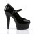 Pleaser Sandalia de Tacón DELIGHT-687 Negro Charol EU-37 / US-7