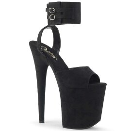 Pleaser Sandalia de Tacón FLAMINGO-891 Negro...