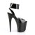 Pleaser Sandalia de Tacón FLAMINGO-891 Negro Charol EU-37 / US-7