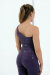 Nova Polewear Top Asimétrico Morado L