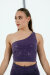 Nova Polewear Top Asimétrico Morado L