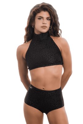 RAD Top Eve Glitter Negro S
