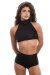 RAD Top Eve Glitter Negro S