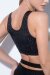 RAD Top Bahari Leopard Glitter Negro S