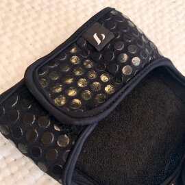 Lunalae Protectores de Rodillas con Cierre de Velcro Negro Seminuevos