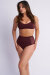 Lunalae Pantalones Cortos High Waist Bellani Cacao