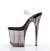 Pleaser Sandalia de Tacón FLAMINGO-808T Plata Transparente Ahumado EU-37 / US-7