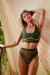 Paradise Chick Pantalones Cortos Gigi Active Verde Bosque