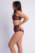 Lunalae Pantalones Cortos High Waist Bellani Cacao S
