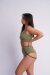 Lunalae Pantalones Cortos High Waist Kehlani Verde XL
