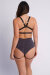 Lunalae Top Follow Me Azul Oro Rosa Lurex