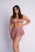 Lunalae Pantalones Cortos Free Flow High Waist Oro Rosa Lurex