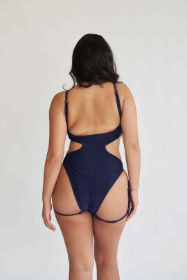 Lunalae Body Pixie Azul Negro Lurex XL