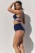 Lunalae Top Follow Me Azul Negro Lurex M