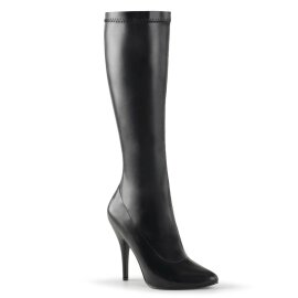 Pleaser SEDUCE-2000 Bota Cuero Sintético Negro...