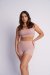Lunalae Bike Shorts Scrunch Taupe XS