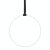 PoleSports Aro Aéreo 0-Punto 26,9 mm Blanco