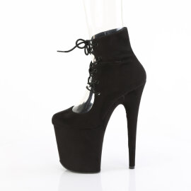 Pleaser FLAMINGO-800-22 Sandalias de Plataforma Piel Sintética Negro EU-38 / US-8