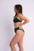 Lunalae Top Scrunch Terciopelo Sparkle Verde M
