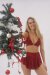 Lunalae Top Follow Me Rojo Navidad L