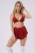 Lunalae Top Follow Me Rojo Navidad L