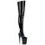Pleaser Bota Alta INFINITY-4000 Charol Elástico Negro EU-36 / US-6