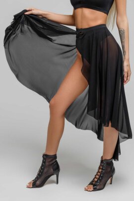 i-Style Falda Pareo Crystal Mesh Negro XS-S