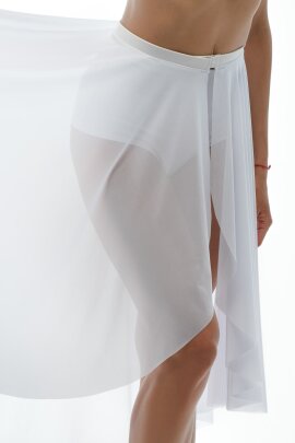 i-Style Falda Pareo Crystal Mesh Blanco XS-S