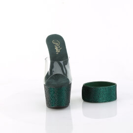 Pleaser BEJEWELED-712RS Zuecos con Plataforma...