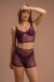 Paradise Chick Pantalones Cortos Medusa Mesh Granate XS/S
