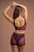 Paradise Chick Pantalones Cortos Medusa Mesh Granate XS/S