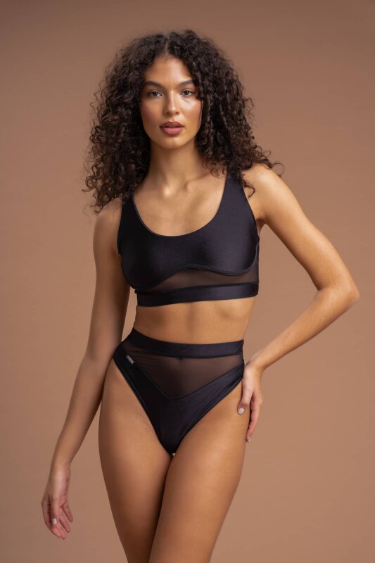 Paradise Chick Top Gigi Active Negro M