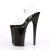 Pleaser Sandalia de Tacón INFINITY-908 Negro Transparente EU-35 / US-5